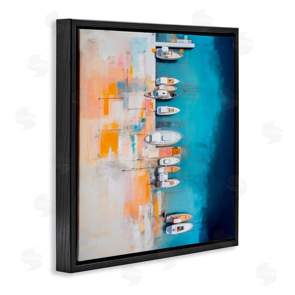 Stupell Industries Irena Orlov | Boat Harbor Aerial View Wall Art