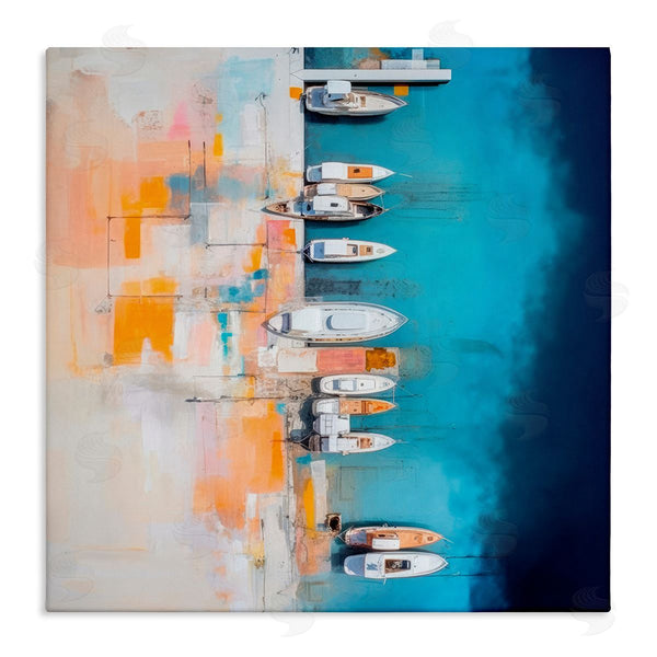 stupell industries Irena Orlov | Boat Harbor Aerial View Wall Art