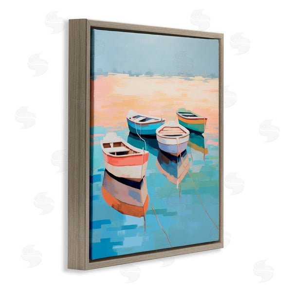 Stupell Industries Irena Orlov | Boat Reflection Shore Wall Art