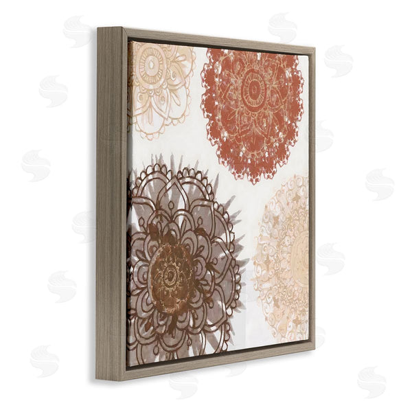 Stupell Industries Irena Orlov | Boho Mandala Earthy Florals Wall Art