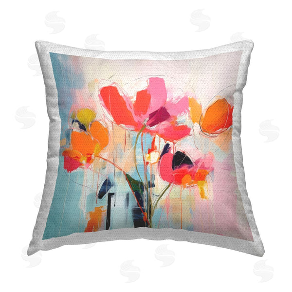 Stupell Industries Irena Orlov | Bold Abstract Flowers Printed Throw Pillow