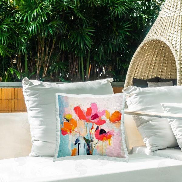 Stupell Industries Irena Orlov | Bold Abstract Flowers Printed Throw Pillow