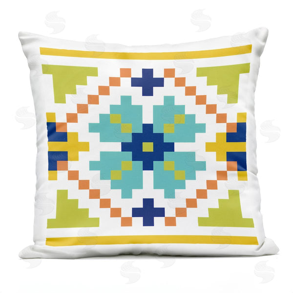 Stupell Industries Irena Orlov | Bold Abstract Pixel Pattern Printed Throw Pillow