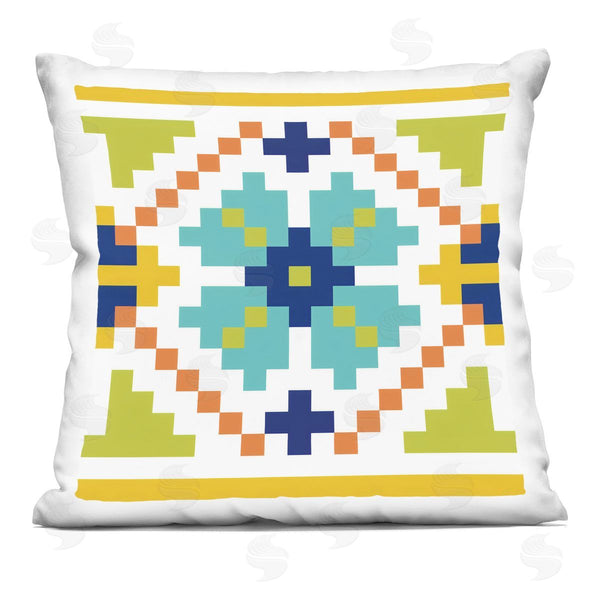 stupell industries Irena Orlov | Bold Abstract Pixel Pattern Printed Throw Pillow
