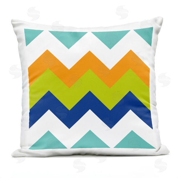 Stupell Industries Irena Orlov | Bold Zig Zag Chevron Stripes Printed Throw Pillow