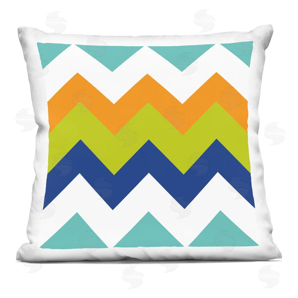 stupell industries Irena Orlov | Bold Zig Zag Chevron Stripes Printed Throw Pillow