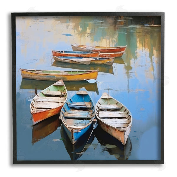 Stupell Industries Irena Orlov | Canoe Reflections In Lake