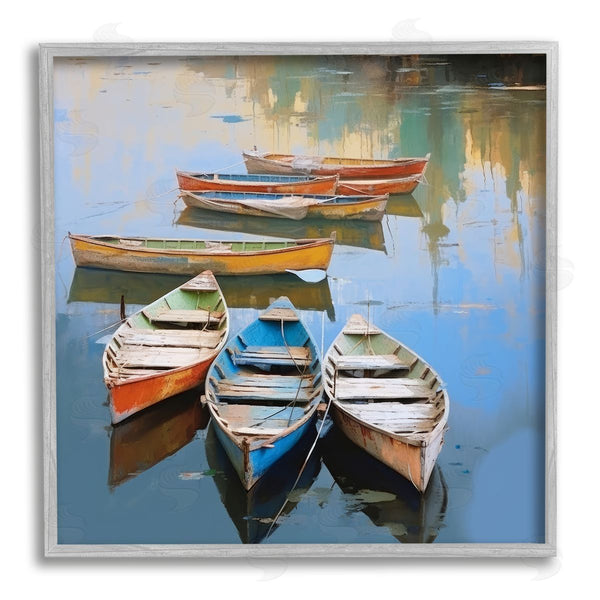 Stupell Industries Irena Orlov | Canoe Reflections In Lake