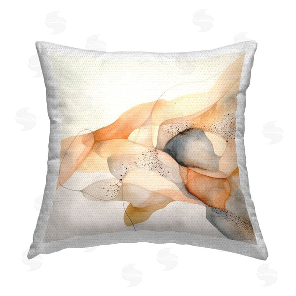 Stupell Industries Irena Orlov | Cascading Fluid Abstract Printed Throw Pillow