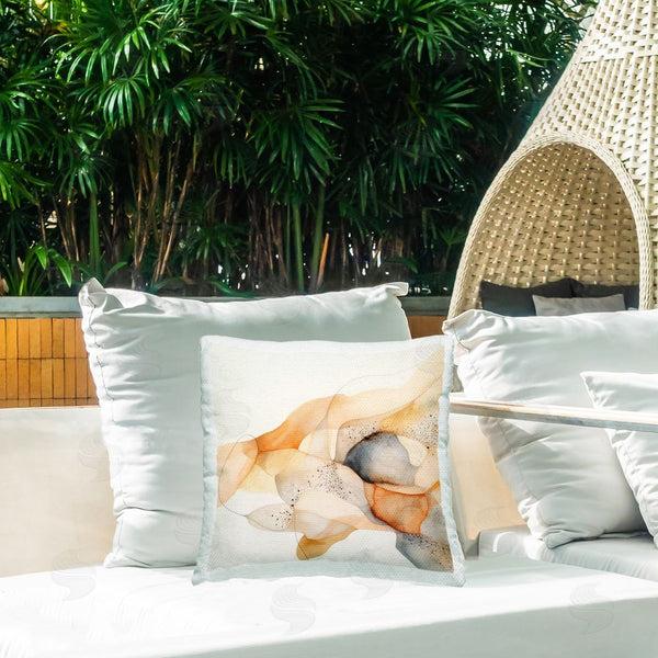 Stupell Industries Irena Orlov | Cascading Fluid Abstract Printed Throw Pillow