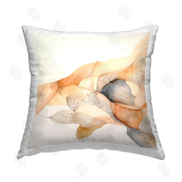 stupell industries Irena Orlov | Cascading Fluid Abstract Printed Throw Pillow