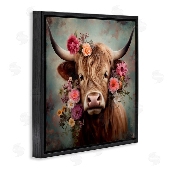 Stupell Industries Irena Orlov | Cattle With Gerbera Daisies