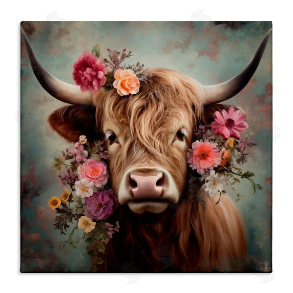 stupell industries Irena Orlov | Cattle with Gerbera Daisies