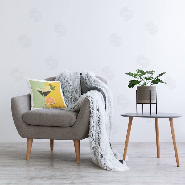 Stupell Industries Irena Orlov | Citrus Cocktail Drink Printed Throw Pillow