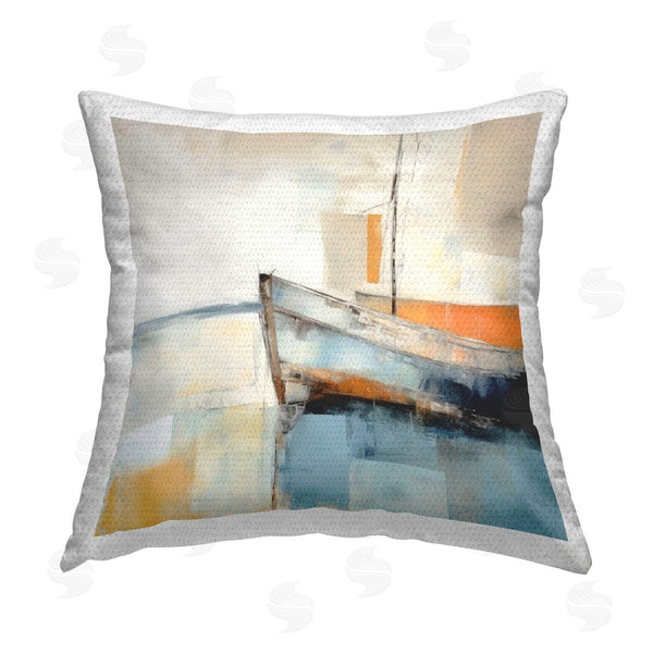 Stupell Industries Irena Orlov | Coastal Charm Expedition Printed Throw Pillow