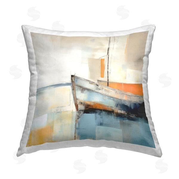 stupell industries Irena Orlov | Coastal Charm Expedition Printed Throw Pillow