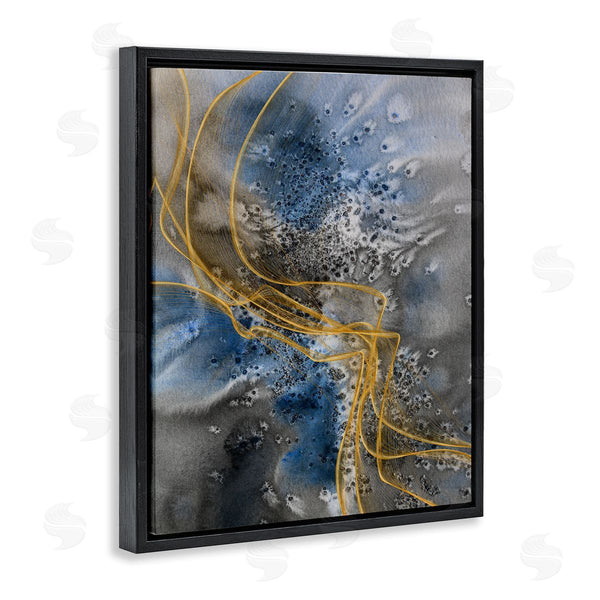 Stupell Industries Irena Orlov | Coastal Shore Inspired Abstract Design Blue Gray