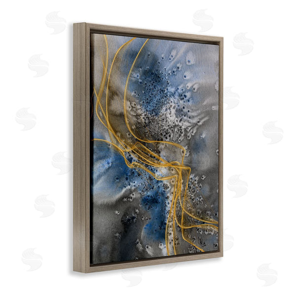 Stupell Industries Irena Orlov | Coastal Shore Inspired Abstract Design Blue Gray