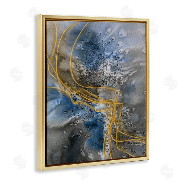 Stupell Industries Irena Orlov | Coastal Shore Inspired Abstract Design Blue Gray