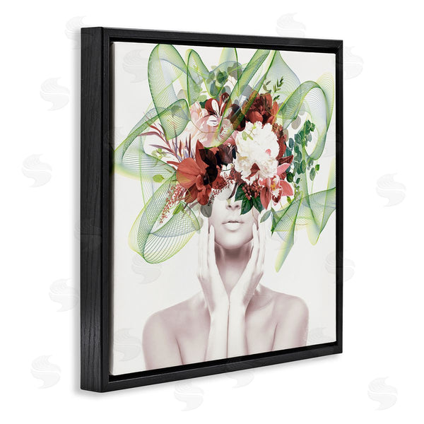 Stupell Industries Irena Orlov | Conceptual Flower Face Woman Wall Art