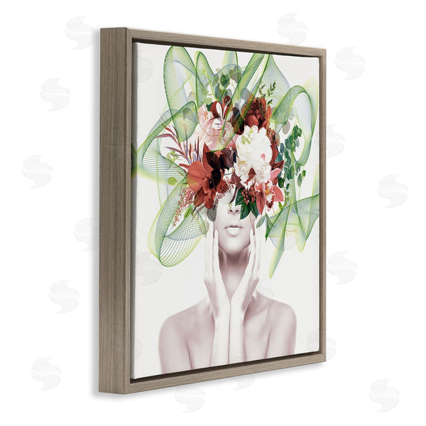 Stupell Industries Irena Orlov | Conceptual Flower Face Woman Wall Art