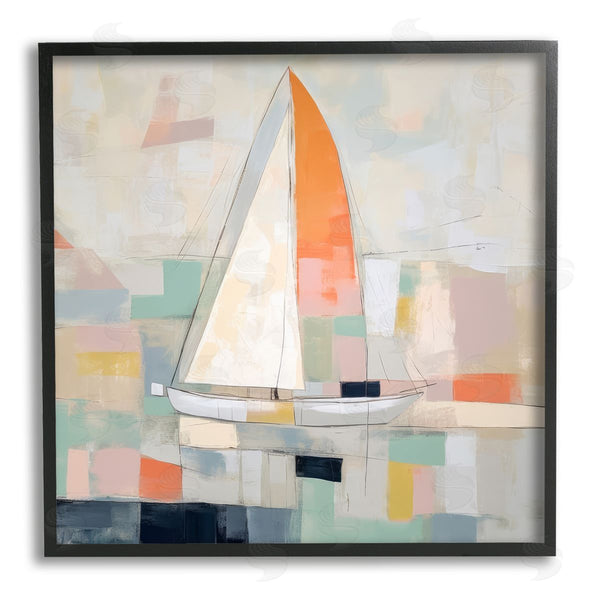 Stupell Industries Irena Orlov | Contemporary Sailboat Painting