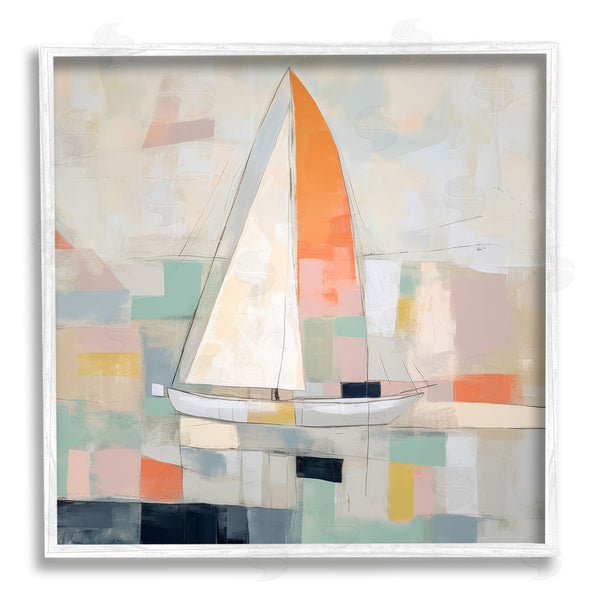 Stupell Industries Irena Orlov | Contemporary Sailboat Painting