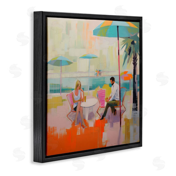 Stupell Industries Irena Orlov | Couple At Beach Abstract