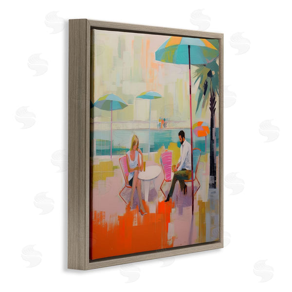 Stupell Industries Irena Orlov | Couple At Beach Abstract