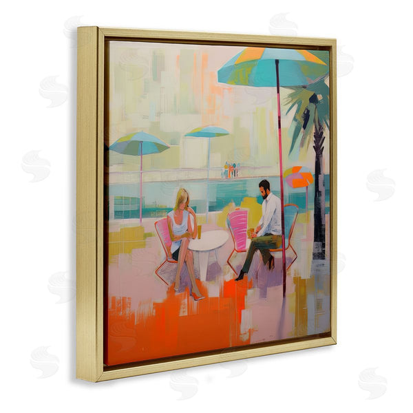 Stupell Industries Irena Orlov | Couple At Beach Abstract