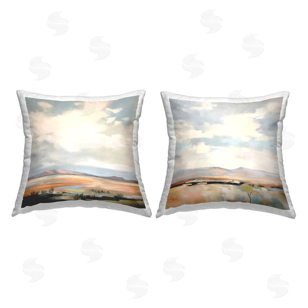 stupell industries Irena Orlov | Desert Sands Landscape Printed Throw Pillow Set