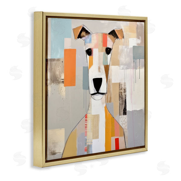 Stupell Industries Irena Orlov | Dog Face Abstract Collage