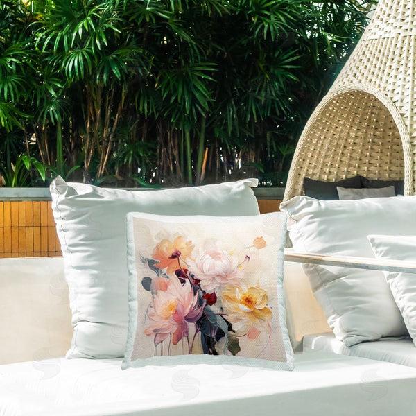 Stupell Industries Irena Orlov | Elegant Blooms Collage Printed Throw Pillow