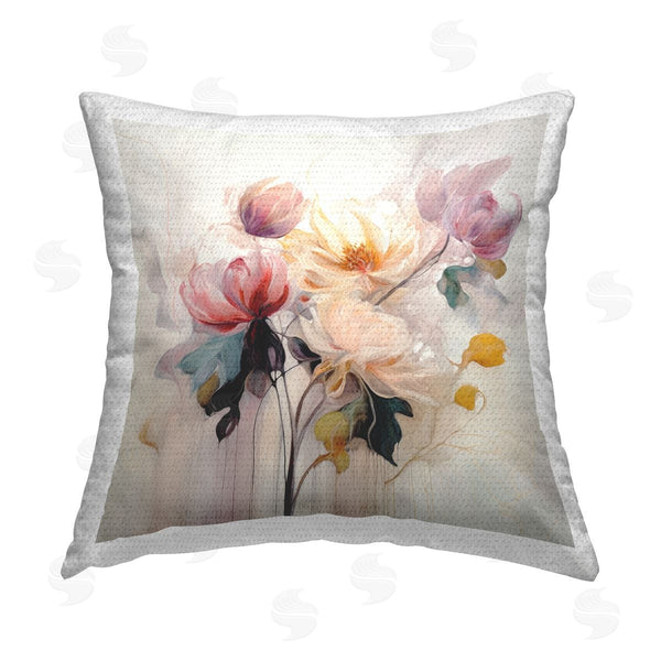 Stupell Industries Irena Orlov | Elegant Blooms In Harmony Printed Throw Pillow