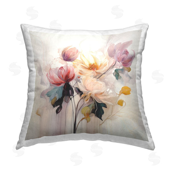 stupell industries Irena Orlov | Elegant Blooms in Harmony Printed Throw Pillow