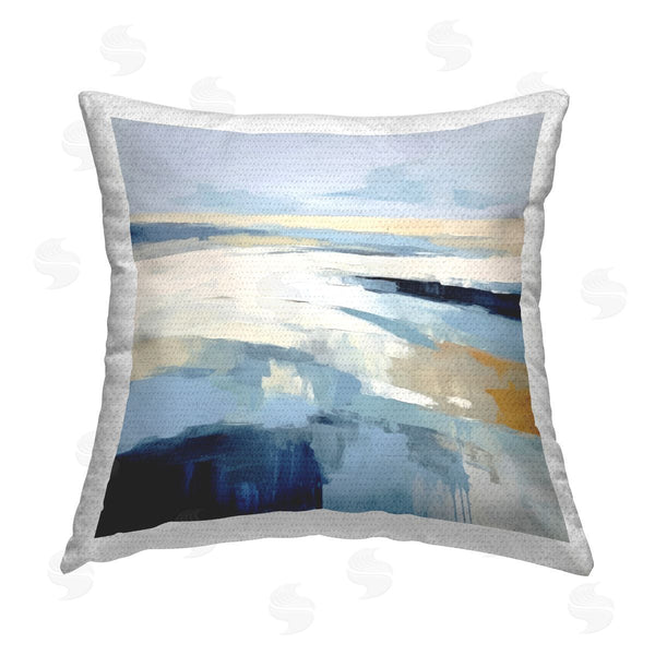 Stupell Industries Irena Orlov | Energetic Flowing Terrain Printed Throw Pillow