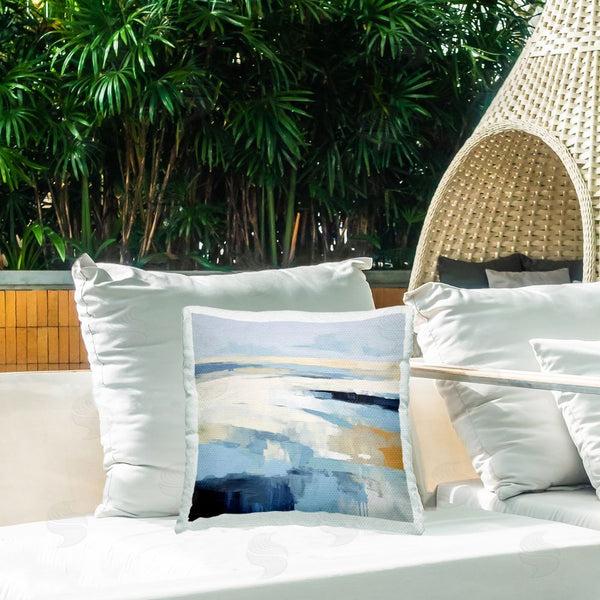 Stupell Industries Irena Orlov | Energetic Flowing Terrain Printed Throw Pillow