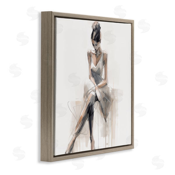 Stupell Industries Irena Orlov | Female Sitting Portrait Wall Art