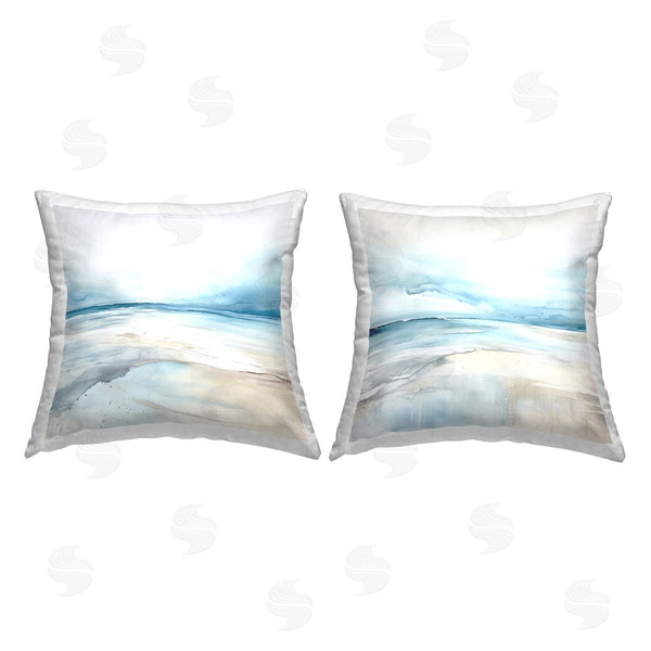 stupell industries Irena Orlov | Fluid Modern Beach Scenes Printed Throw Pillow Set