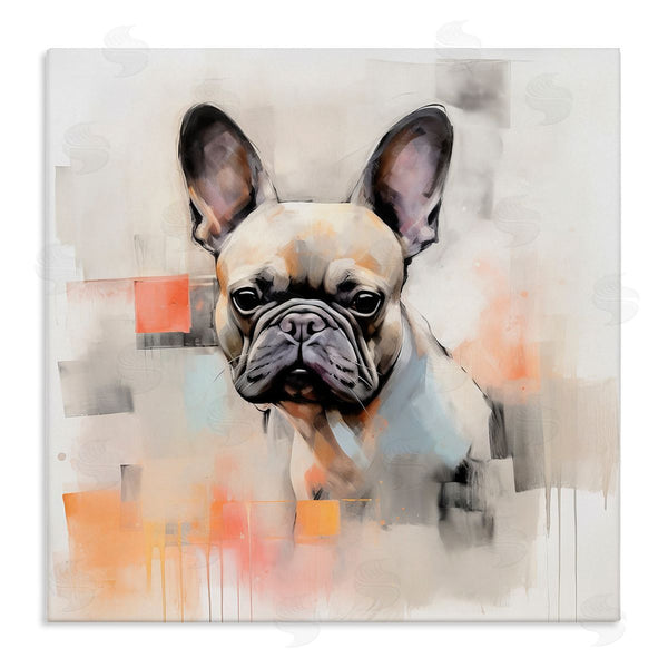 stupell industries Irena Orlov | French Bulldog Abstract