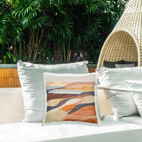 Stupell Industries Irena Orlov | Layered Canyon Hills Printed Throw Pillow