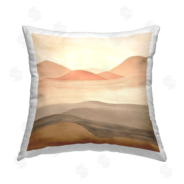 stupell industries Irena Orlov | Layered Sand Dunes Printed Throw Pillow