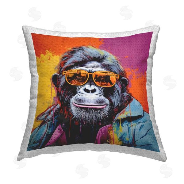 Stupell Industries Irena Orlov | Modern Fashion Gorilla Printed Throw Pillow