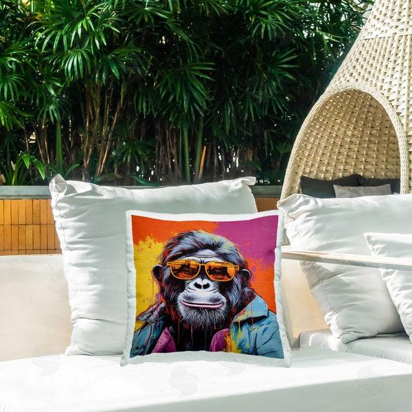 Stupell Industries Irena Orlov | Modern Fashion Gorilla Printed Throw Pillow