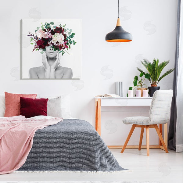 Stupell Industries Irena Orlov | Modern Floral Arrangement Woman Wall Art