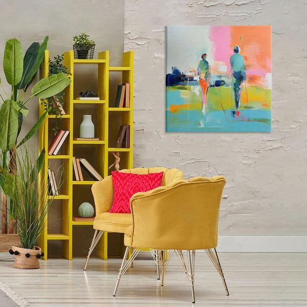 Stupell Industries Irena Orlov | Modern Golfers Scene Wall Art