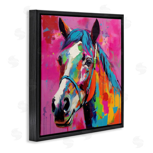 Stupell Industries Irena Orlov | Modern Hue Horse Wall Art