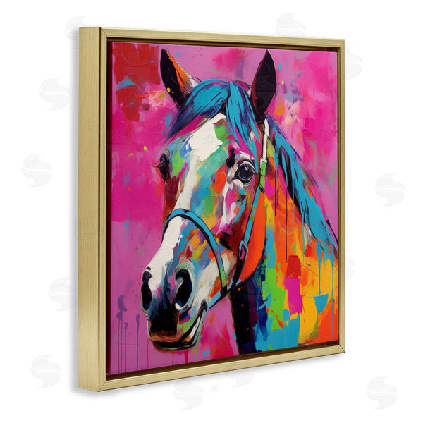 Stupell Industries Irena Orlov | Modern Hue Horse Wall Art