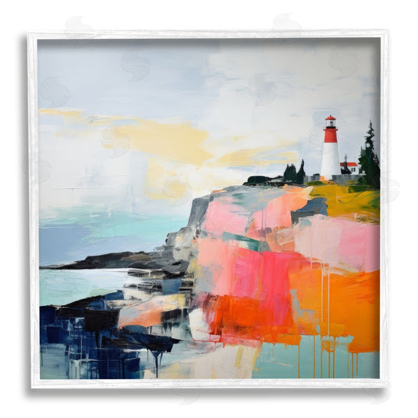 Stupell Industries Irena Orlov | Modern Hued Lighthouse