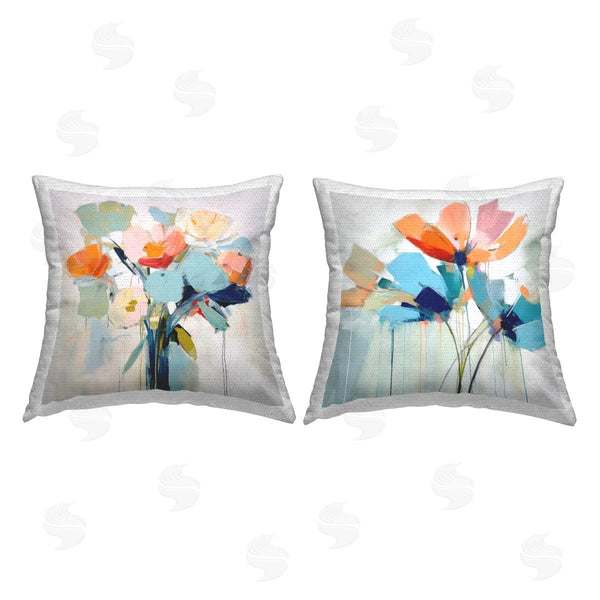 Stupell Industries Irena Orlov | Modern Mixed Bouquet Printed Throw Pillow Set